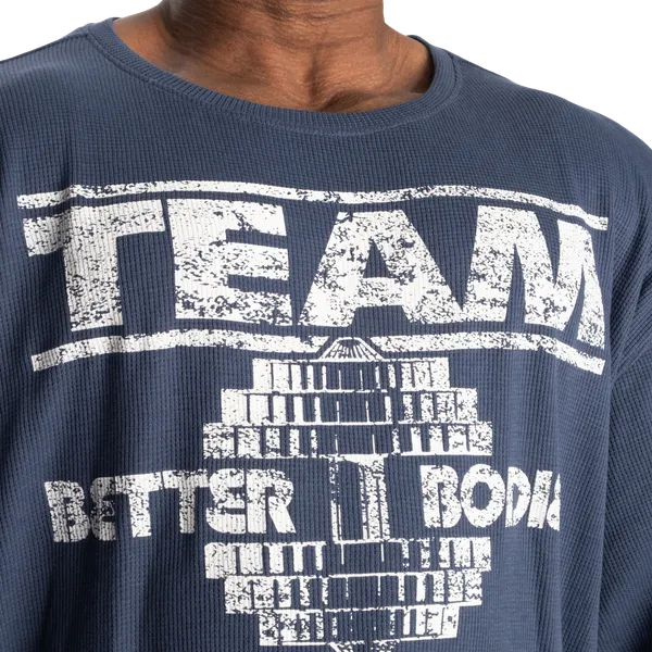 Better Bodies Team Iron Thermal T-shirt, Sky Blue