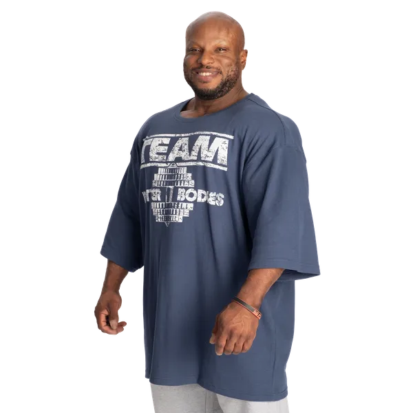 Better Bodies Team Iron Thermal T-shirt, Sky Blue
