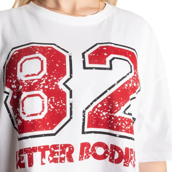 Better Bodies Eighty 2 T-shirt, Hvid/rød