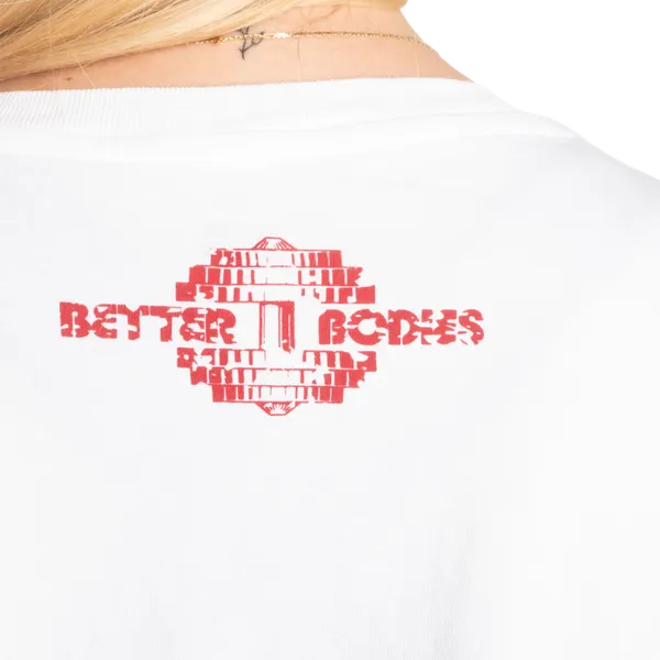 Better Bodies Eighty 2 T-shirt, Hvid/rød