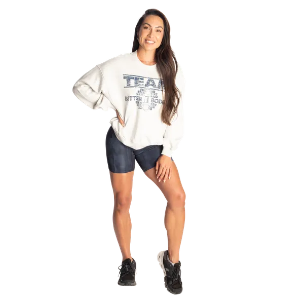 Better Bodies High Waist Shorts/träningsshorts, Sky Blue Grunge