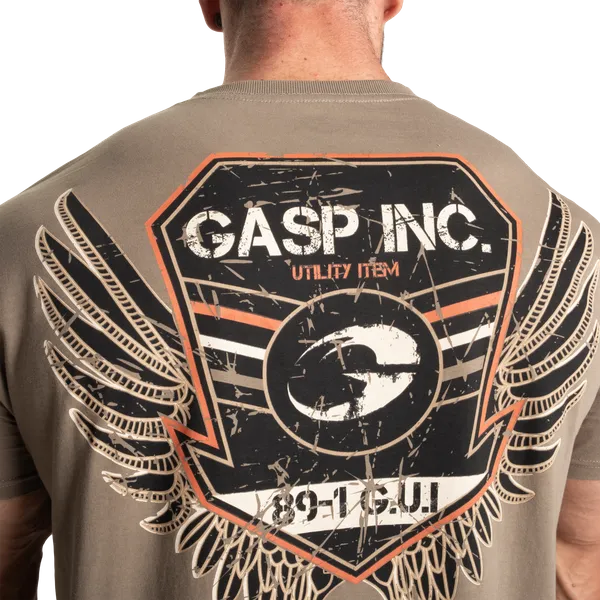Gasp Utility Street T-shirt, Washed Green