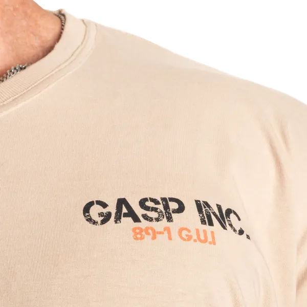 Gasp Utility Street T-shirt, Washed Desert