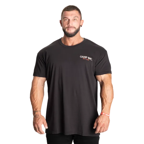 Gasp Utility Street T-shirt, Washed Black