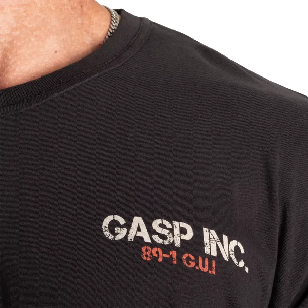 Gasp Utility Street T-shirt, Washed Black
