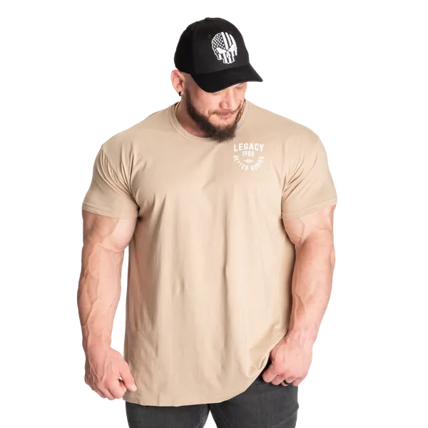 Better Bodies Legacy Street T-shirt, Washed Desert