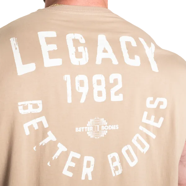 Better Bodies Legacy Street T-shirt, Washed Desert