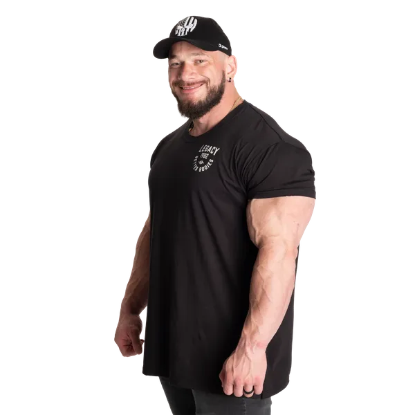 Better Bodies Legacy Street T-shirt, Washed Black