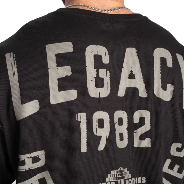 Better Bodies Legacy Thermal long sleeve t shirt, Asphalt