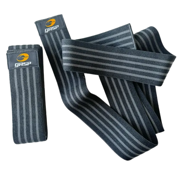 Gasp Knee wraps, Black/Grey