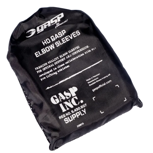 GASP HD Gasp albueærme, Sort/Gul