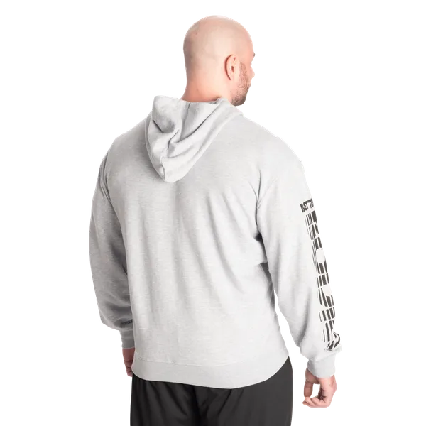 Better Bodies Standard Zip Hoodie, Light Grey Melange