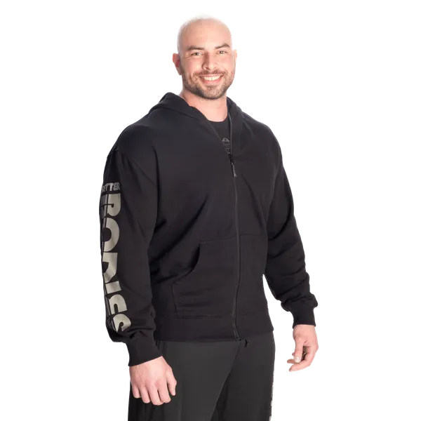 Better Bodies Standard Zip Hoodie, Black