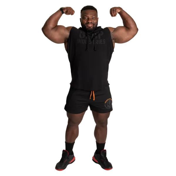 Gasp R1 Mesh Shorts/träningsshorts, Black/Orange