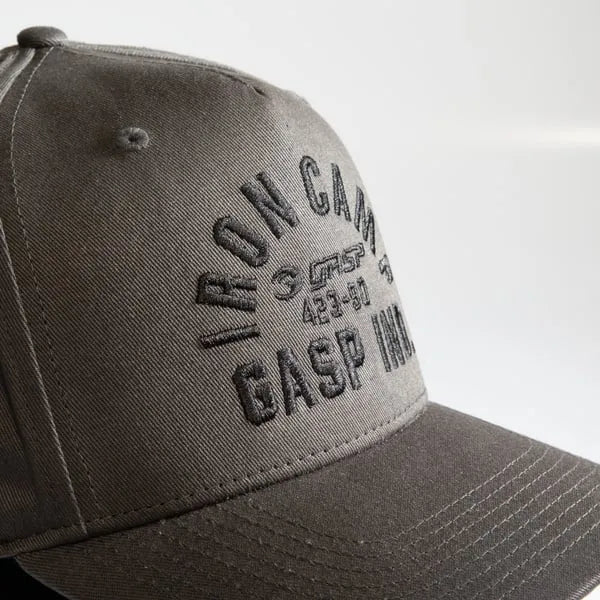 GASP Throwback HC Cap, Charcoal