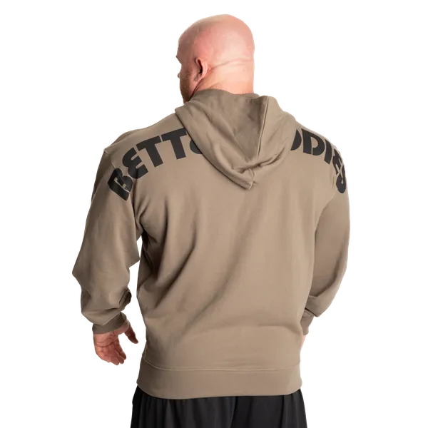 Better Bodies Original Standard Zip Hoodie, Washed Green