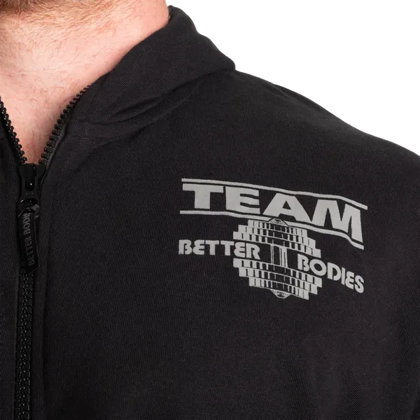 Better Bodies Original Standard Zip Hoodie, Black