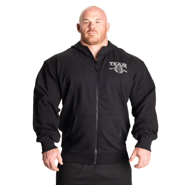 Better Bodies Original Standard Zip Hoodie, Black