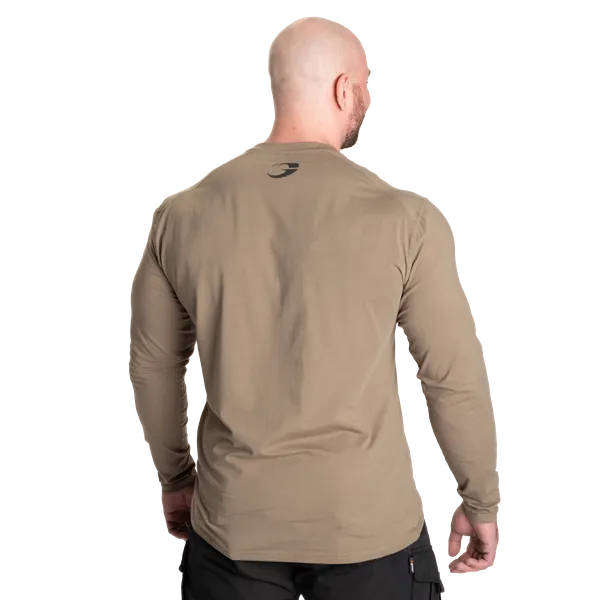 Gasp Muscle long sleeve t shirt, Washed Green