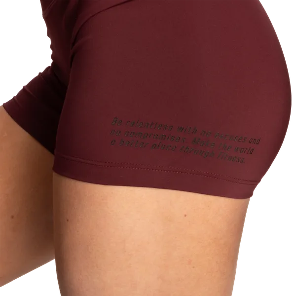 Better Bodies Skull Core Shorts/träningsshorts, Maroon