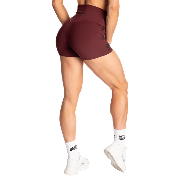 Better Bodies Skull Core Shorts/träningsshorts, Maroon