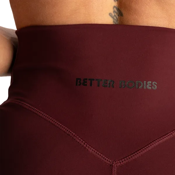 Better Bodies Skull Core Shorts/träningsshorts, Maroon