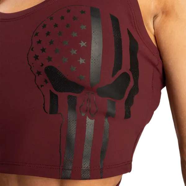 Better Bodies Skull Core Top/träningstopp, Maroon