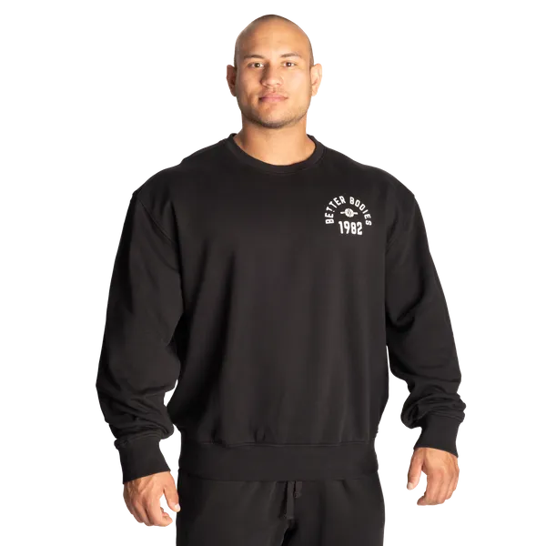 Better Bodies Legacy Sweatshirt/Träningströja, Black