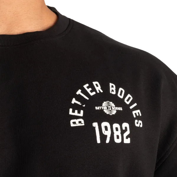 Better Bodies Legacy Sweatshirt/Träningströja, Black