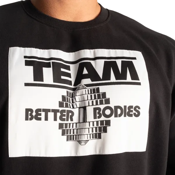 Better Bodies Team BB Sweatshirt/Träningströja, Black