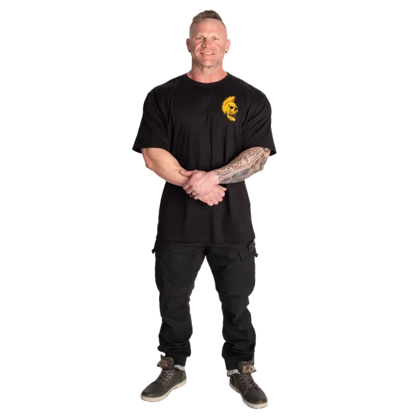 Gasp HTK Original T-shirt, Black/Yellow