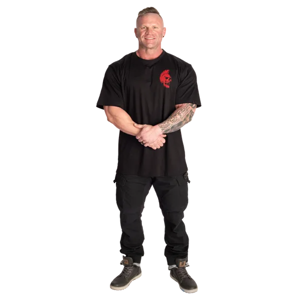 Gasp HTK Original T-shirt, Black/Red
