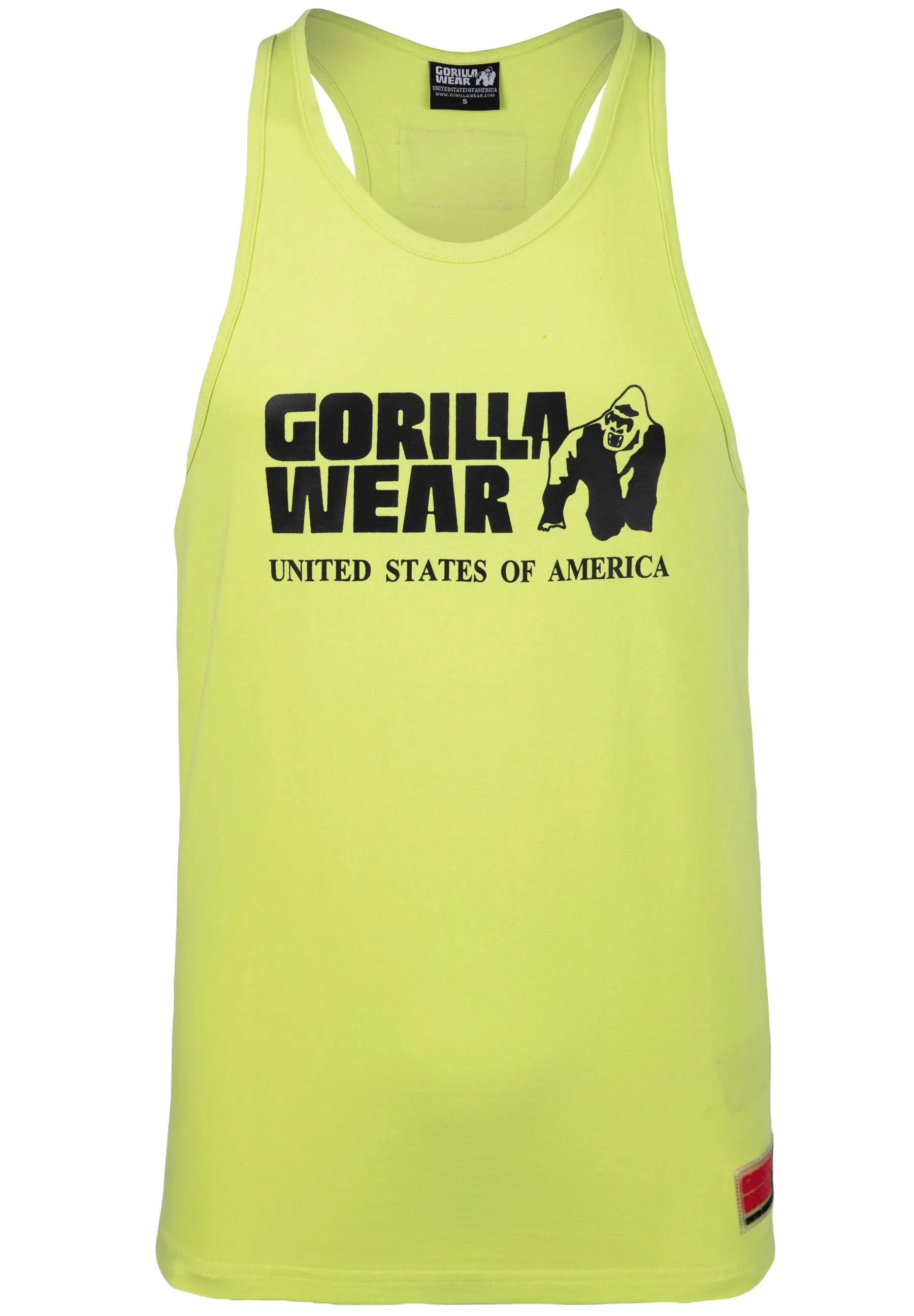 Gorilla Wear Classic Tank Top/Linne, wild lime