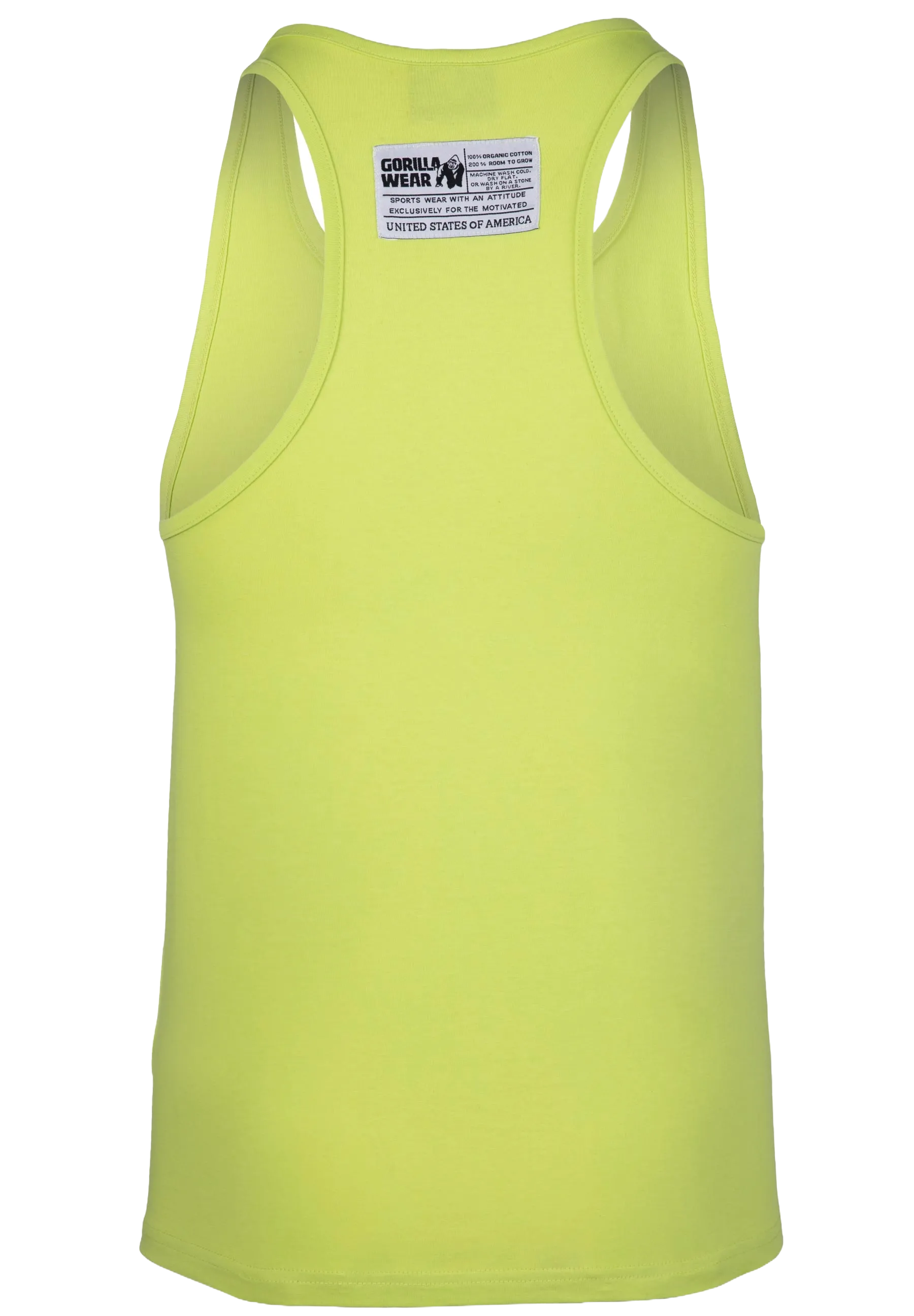 Gorilla Wear Classic Tank Top/Linne, wild lime