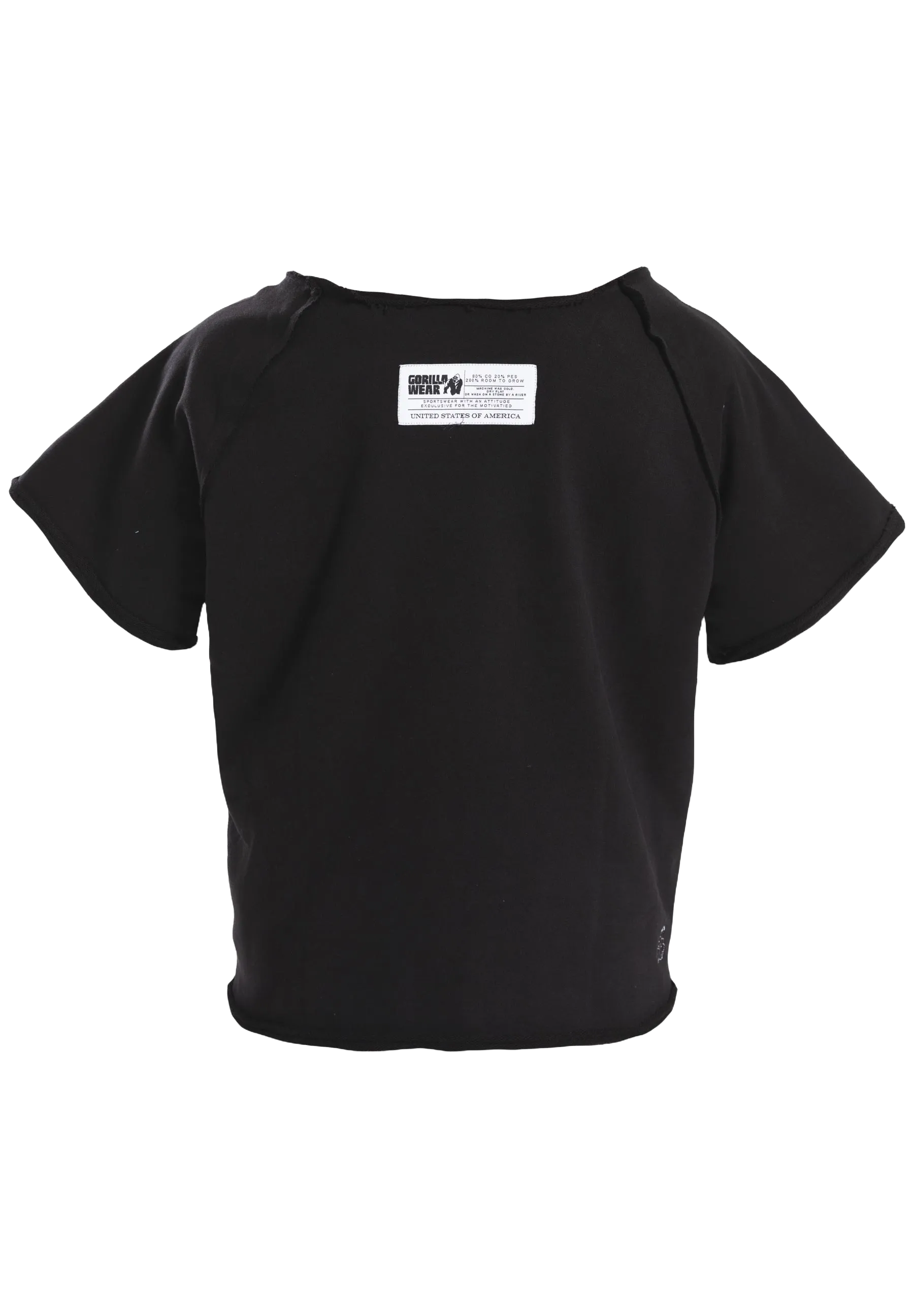 Gorilla Wear Classic Workout Top T-shirt, sort/guld