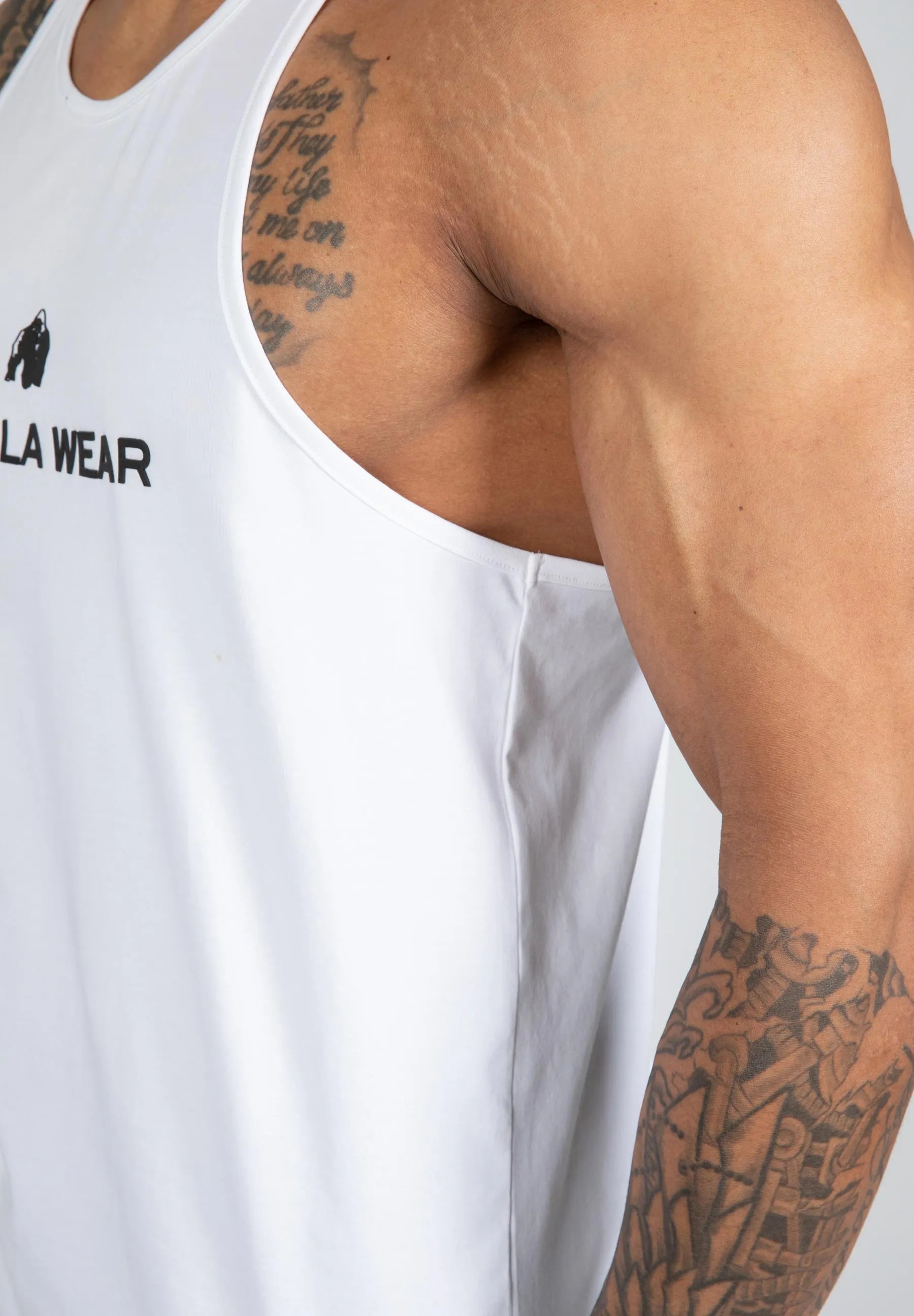 Gorilla Wear Carter Stretch Tank Top/Linne, white