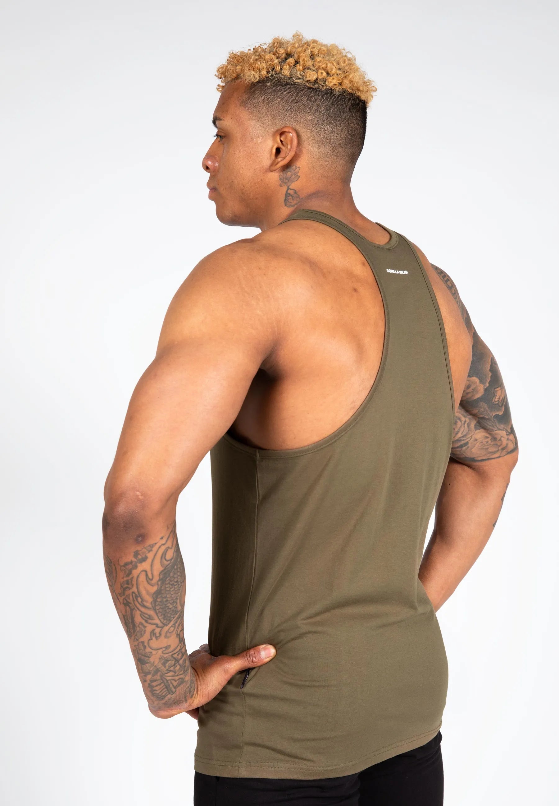 Gorilla Wear Carter Stretch Tank Top/Linne, army green