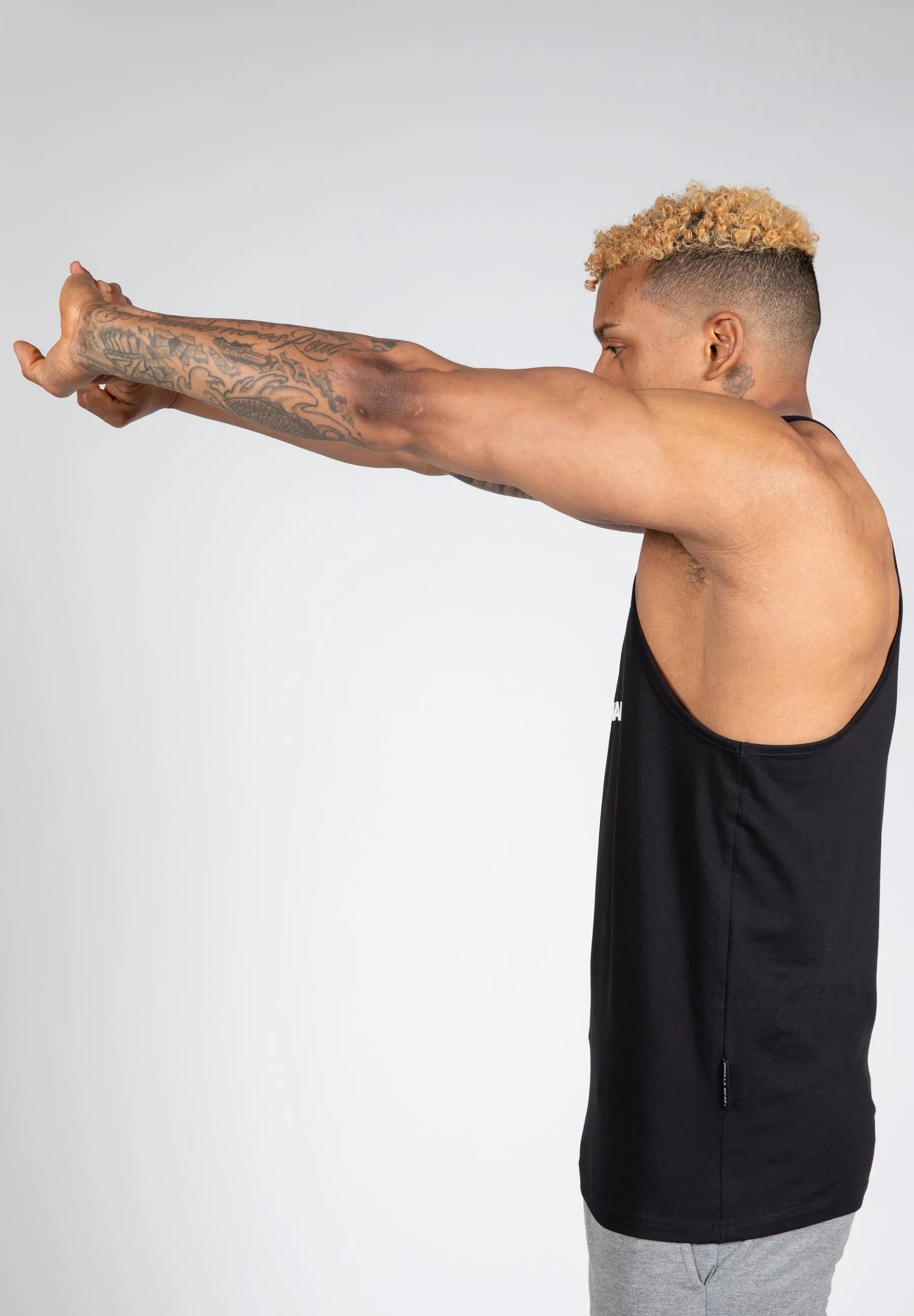 Gorilla Wear Carter Stretch Tank Top/Linne, black