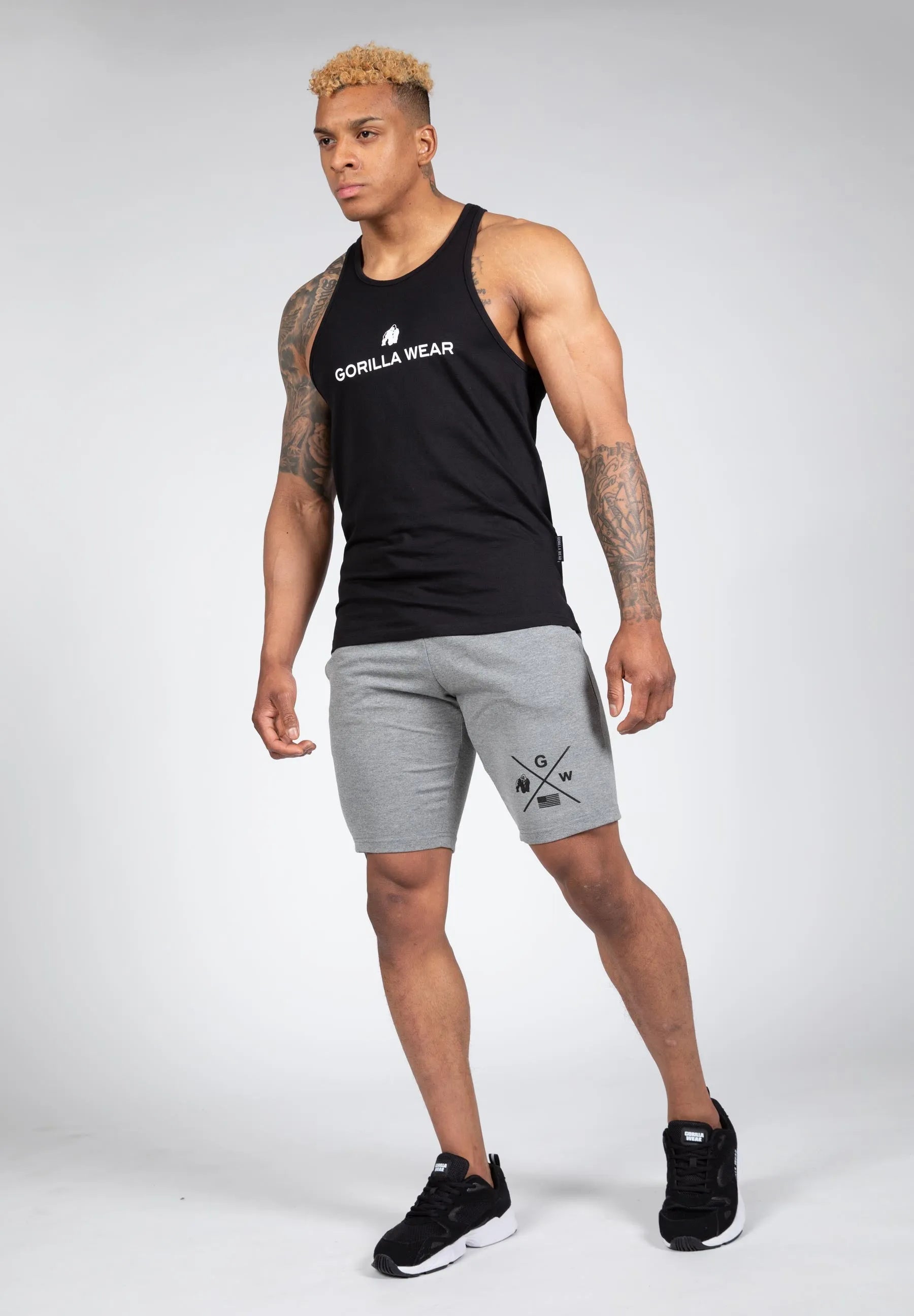Gorilla Wear Carter Stretch Tank Top/Linne, black