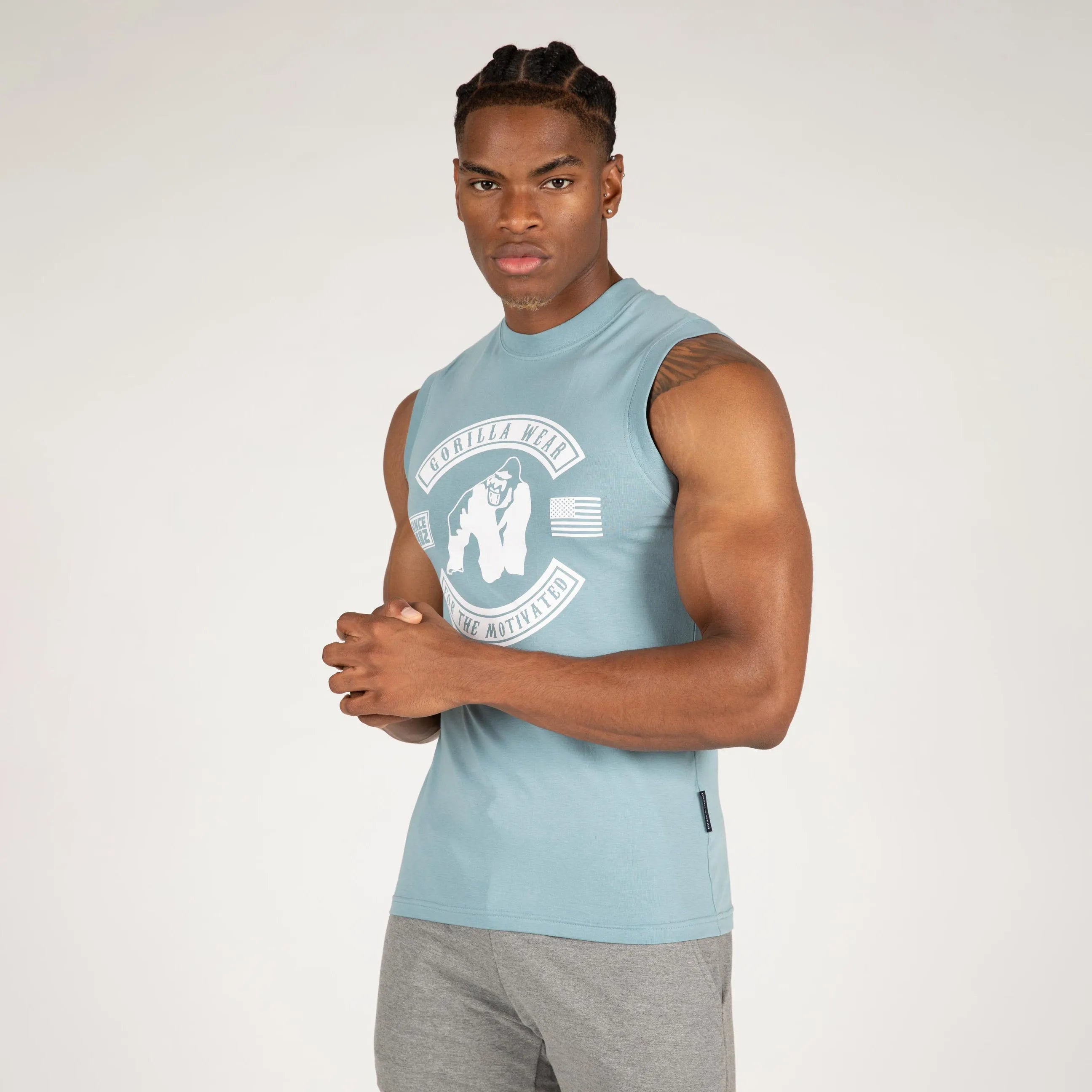 Gorilla Wear - Tulsa Tank Top/Linne, blue