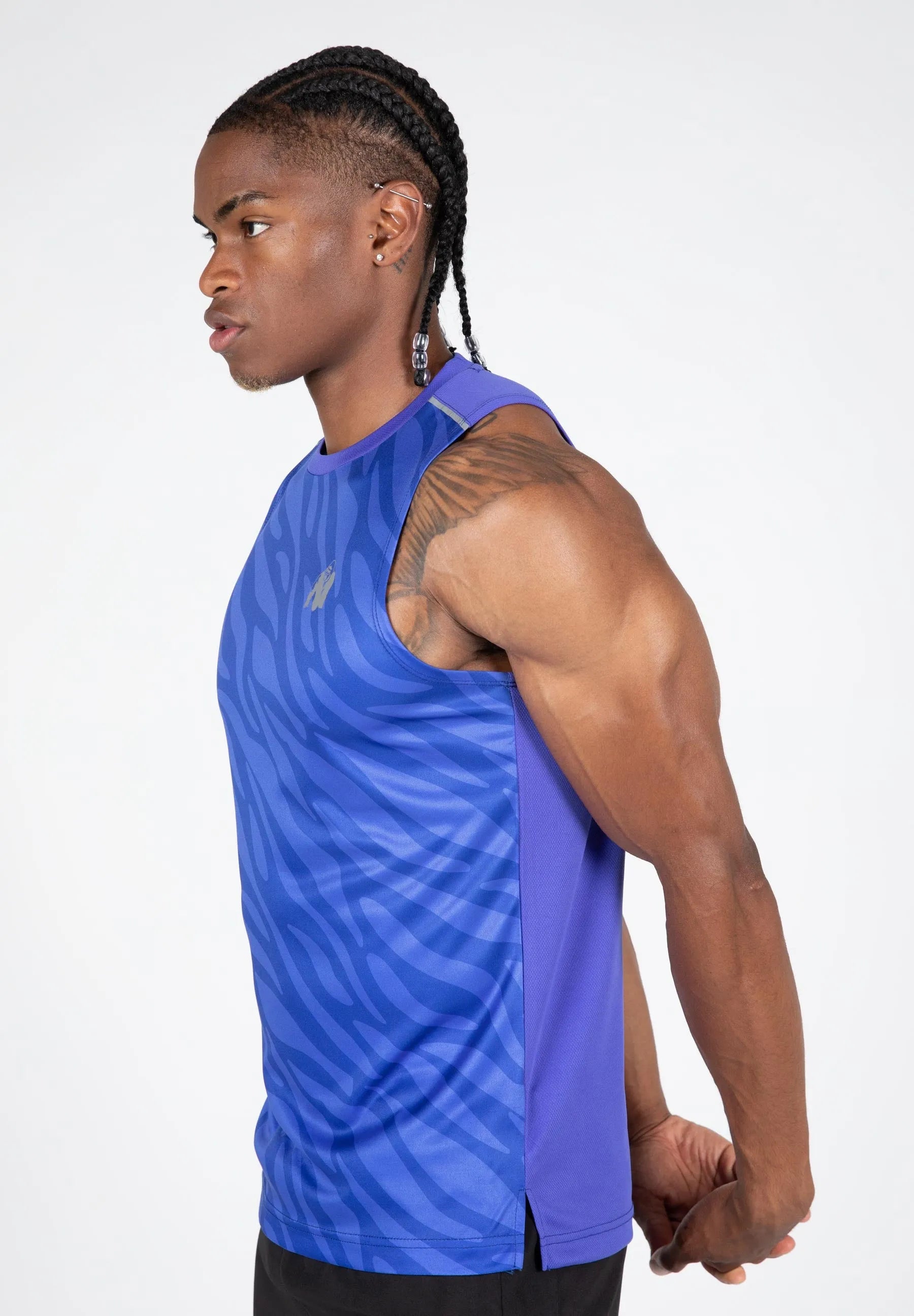 Gorilla Wear - Washington Tank Top/Linne, blue