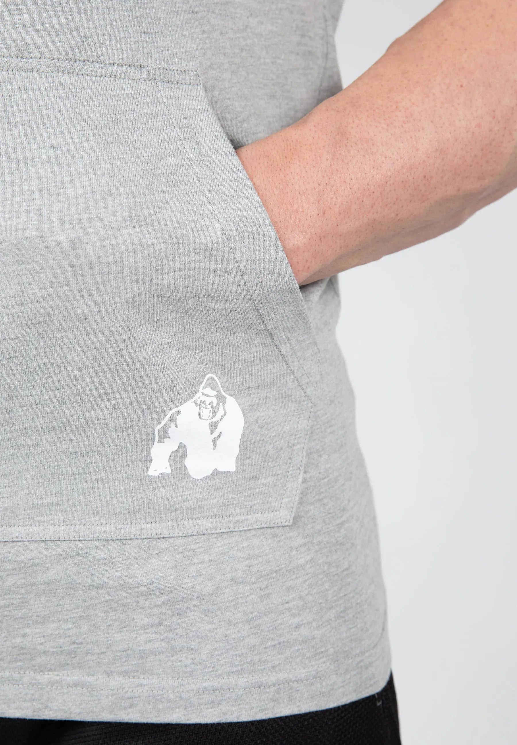 Gorilla Wear Loretto hættetop, gråmeleret