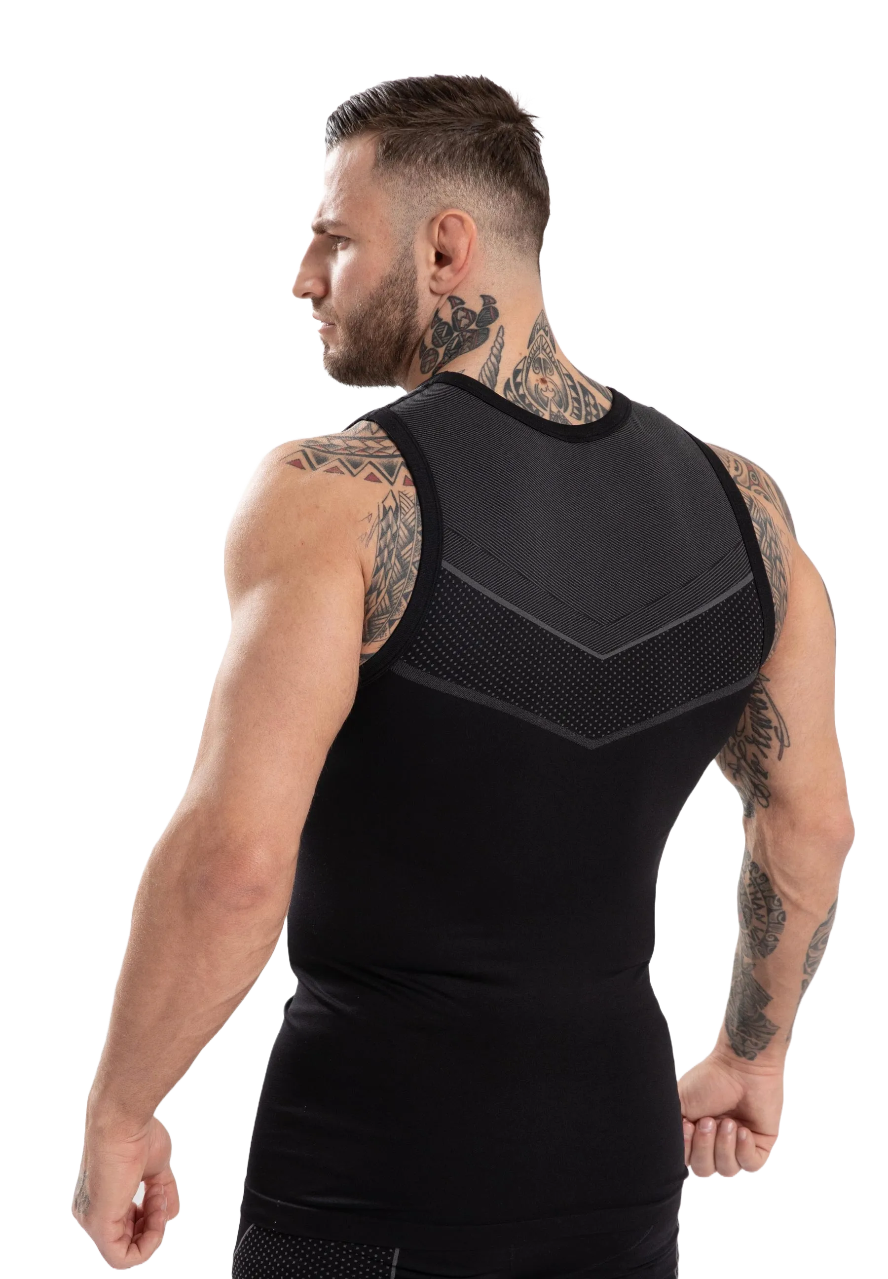 Gorilla Wear - Norton Seamless Tank Top/Lin, sort