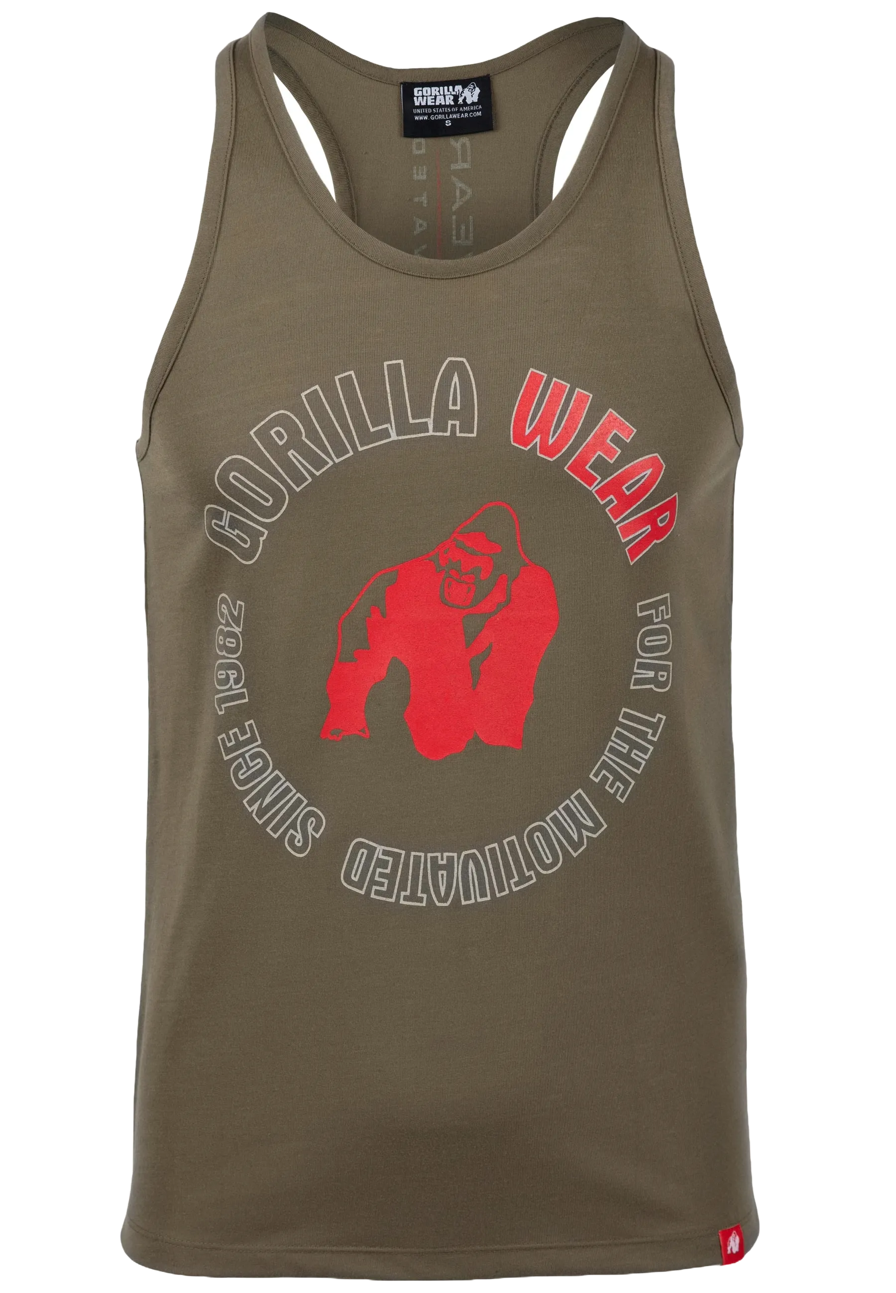 Gorilla Wear Lafayette Racerback Tank Top/Linne, army green