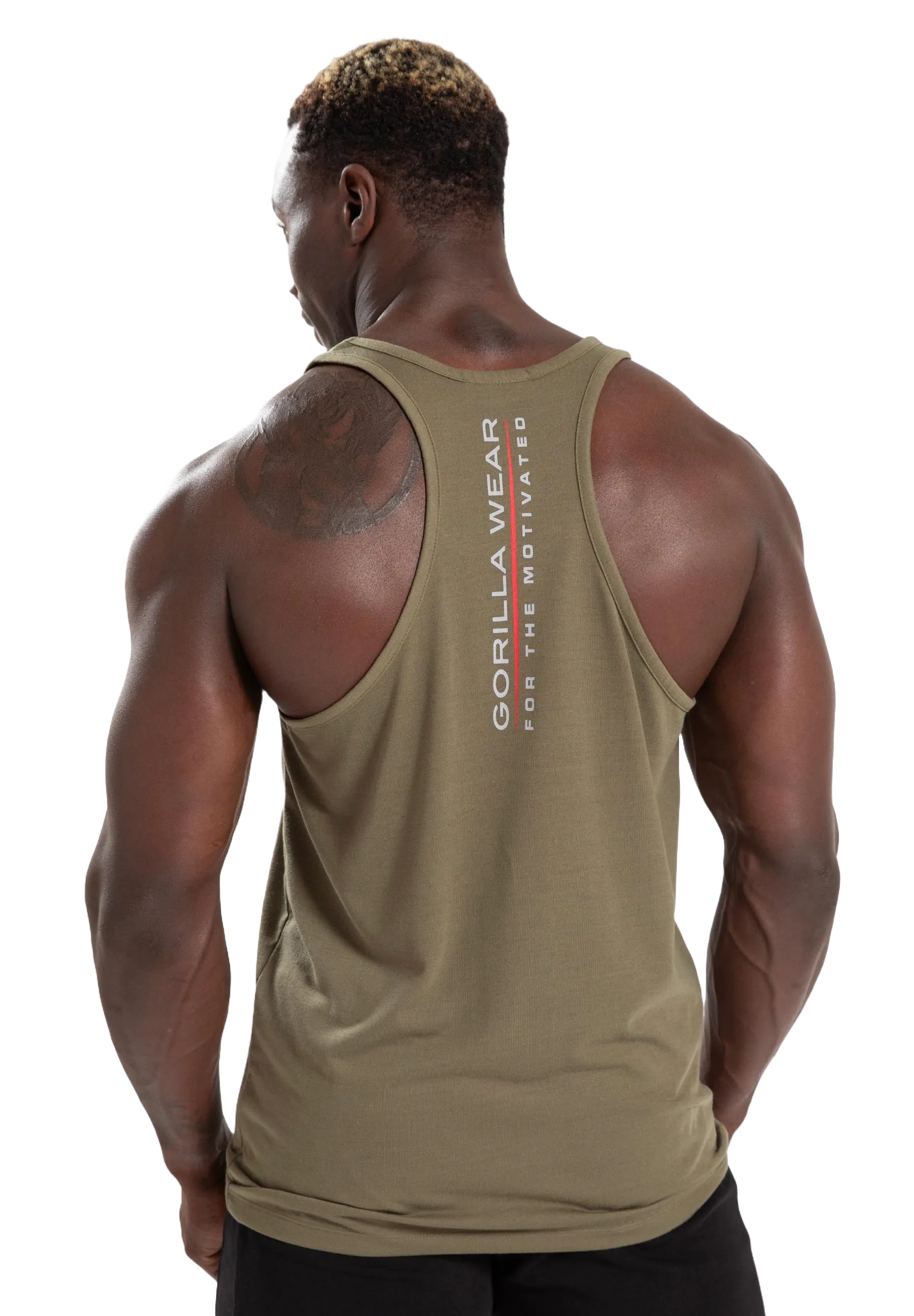 Gorilla Wear Lafayette Racerback Tank Top/Linne, army green