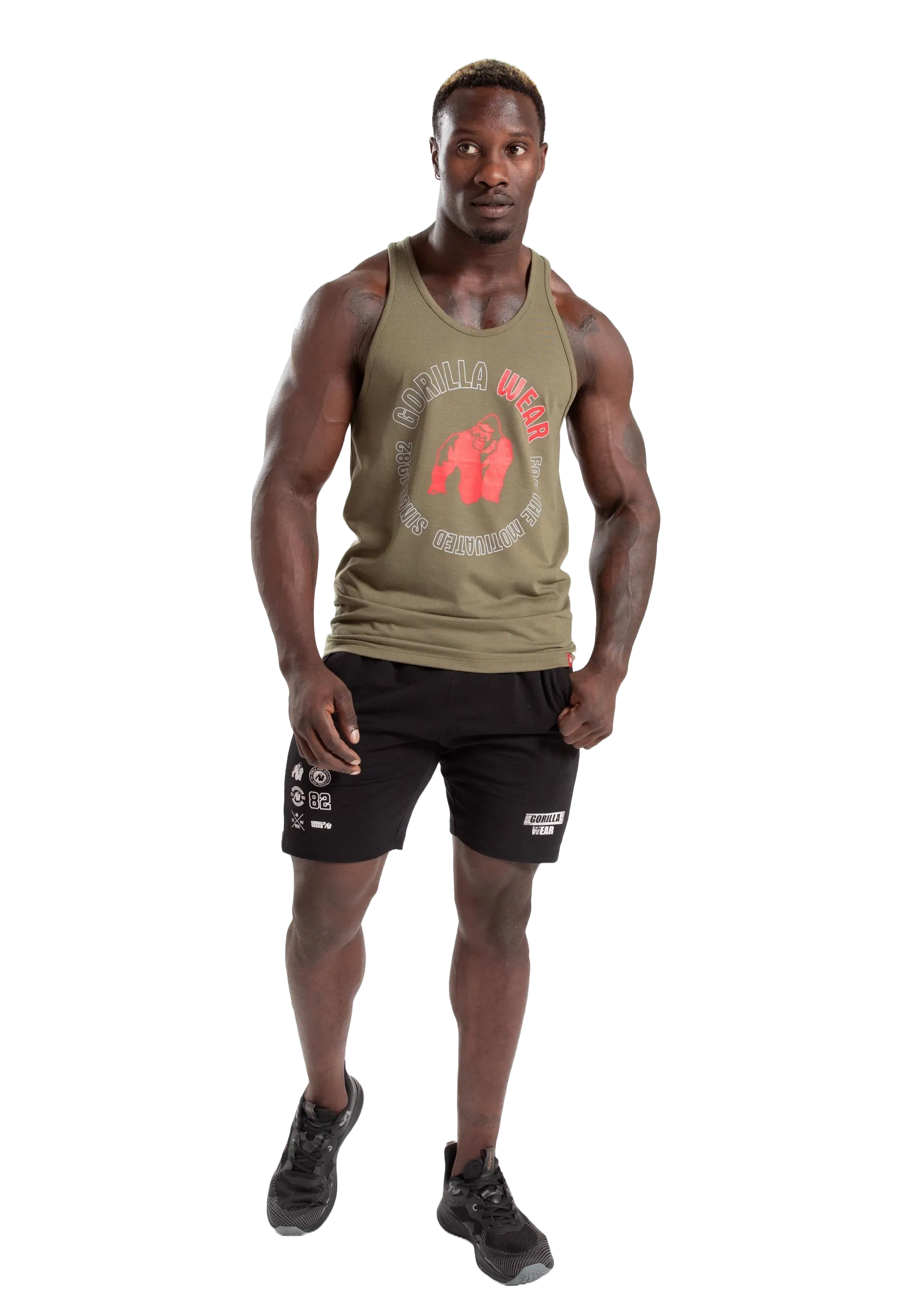 Gorilla Wear Lafayette Racerback Tank Top/Linne, army green