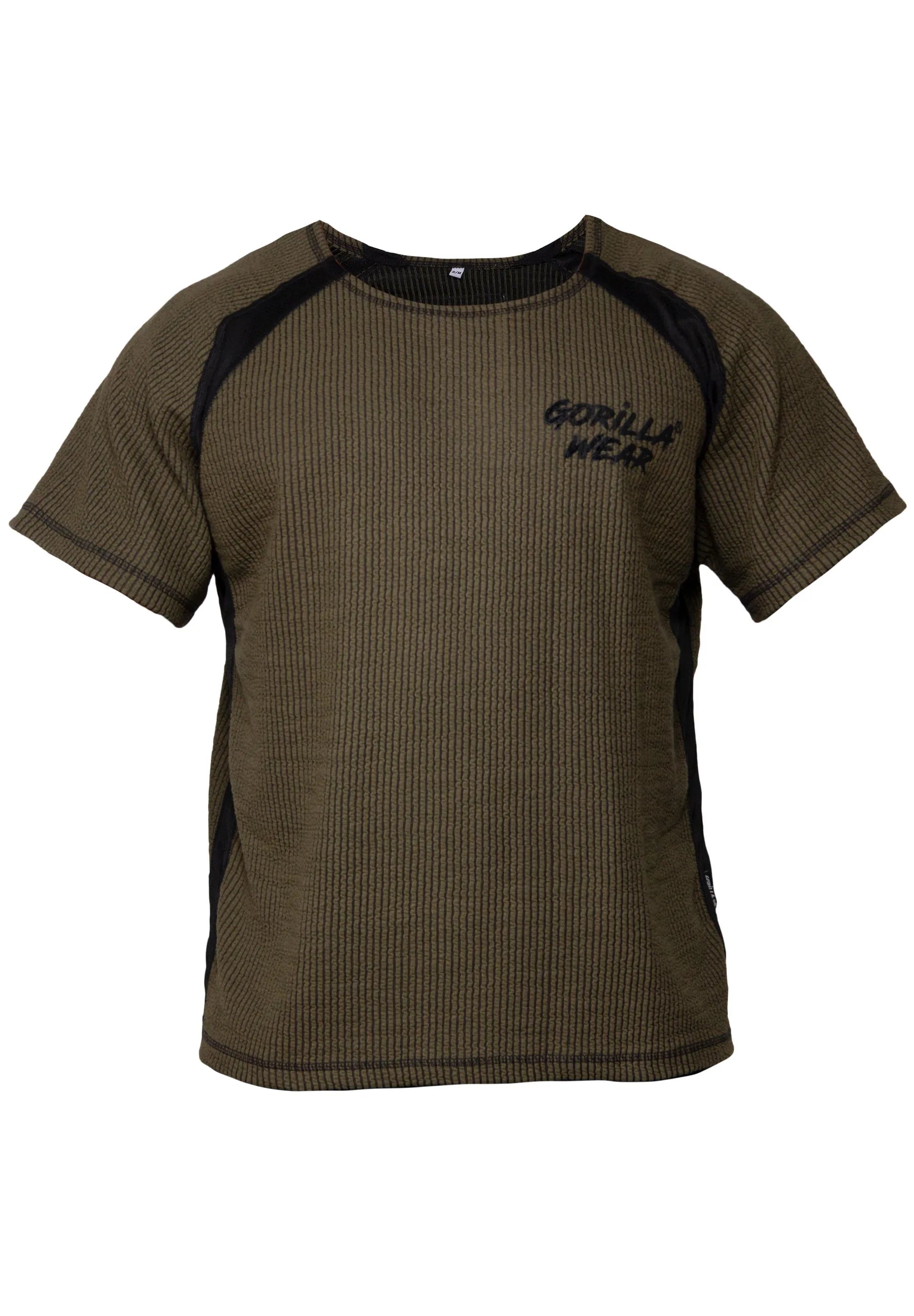Gorilla Wear Augustine Old School Work Out Top T-shirt, armygrøn