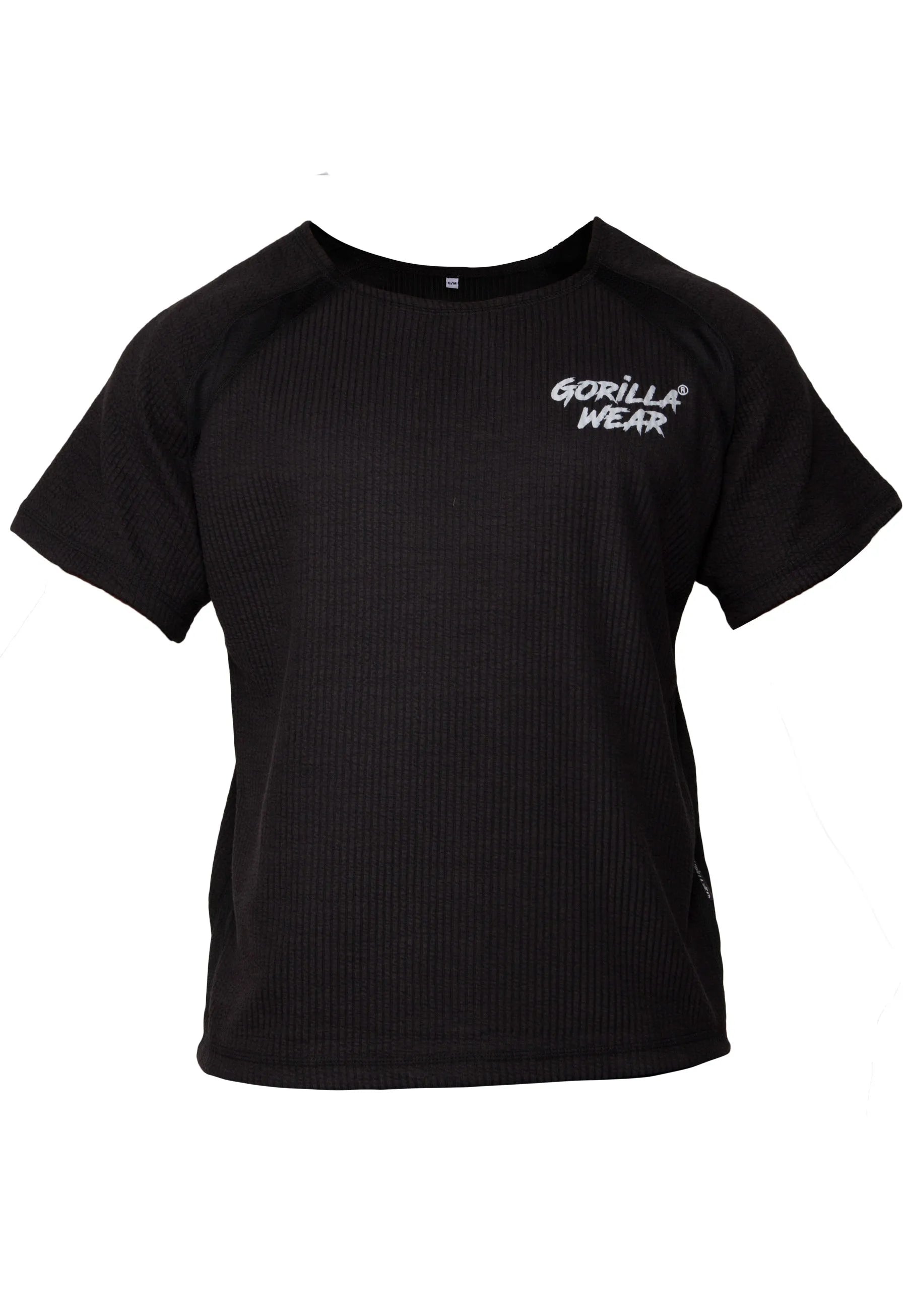 Gorilla Wear Augustine Old School Work Out Top T-shirt, sort