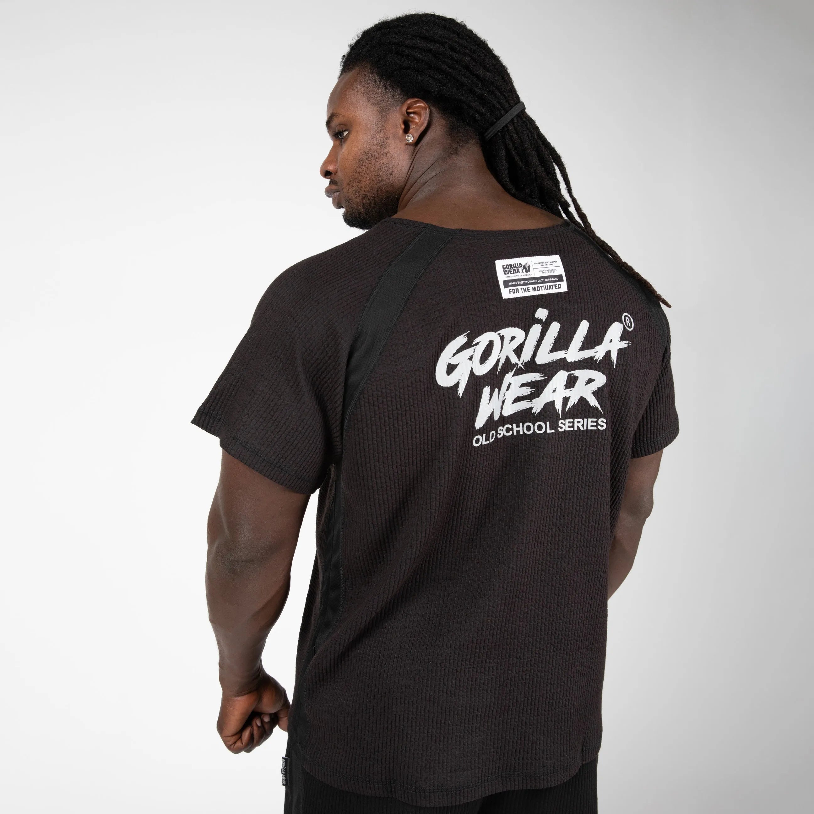 Gorilla Wear Augustine Old School Work Out Top T-shirt, sort