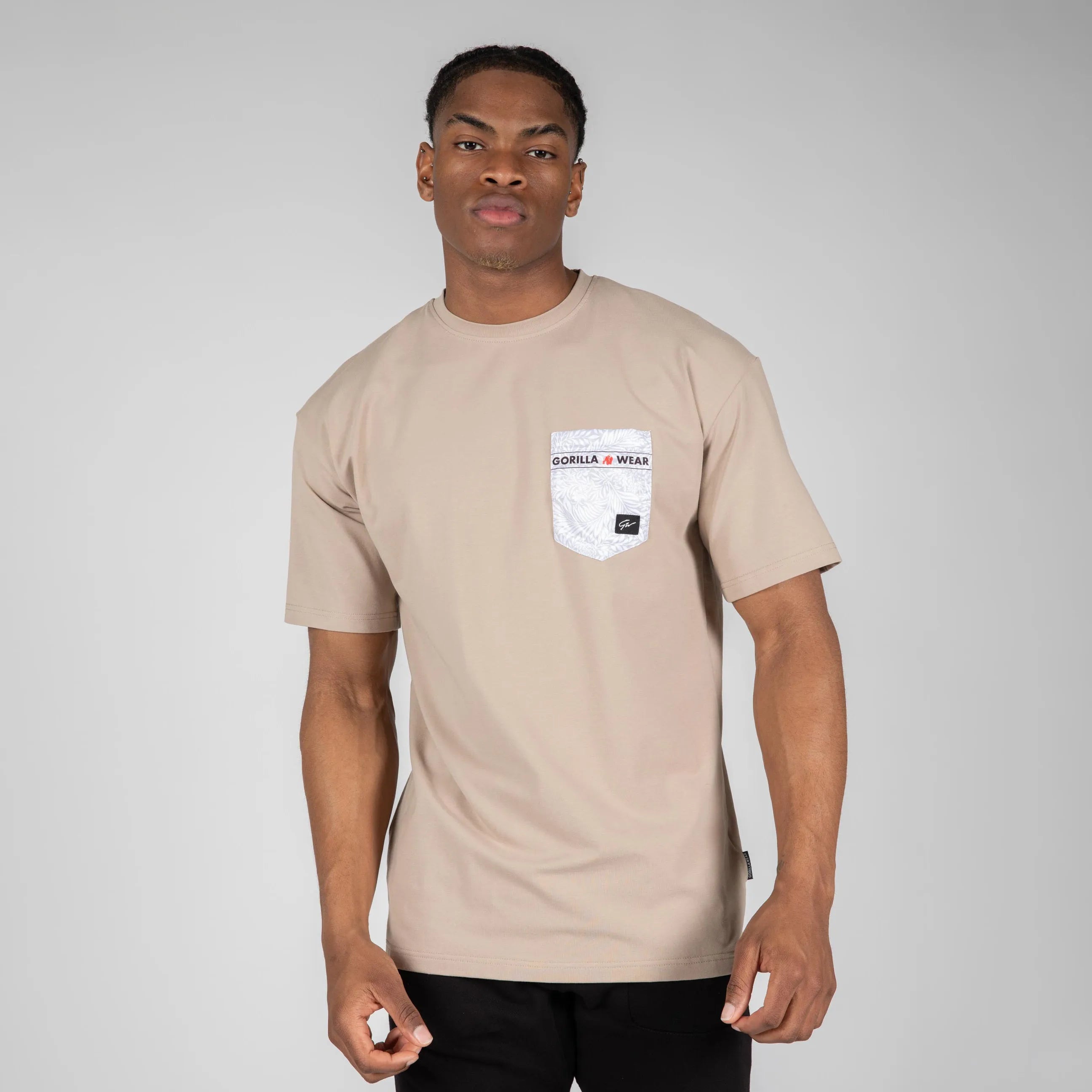 Gorilla Wear Dover Oversized T-shirt, beige